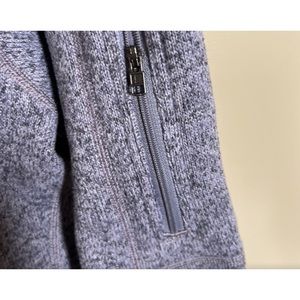 Patagonia XL quarter zip grey / purple   Like new